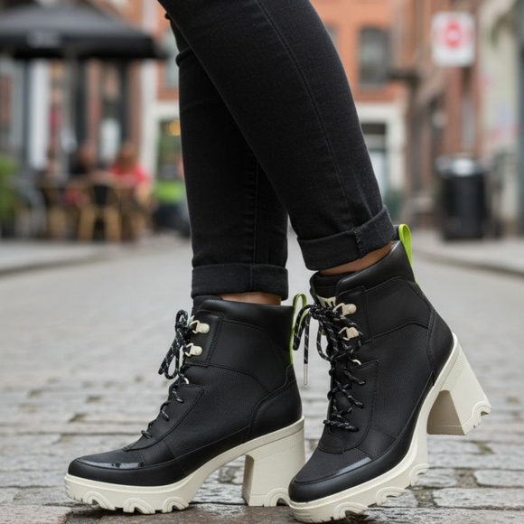 Sorel Shoes - Sorel Brex Heel- Chalk Size 10